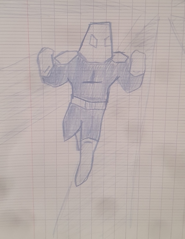 Croquis de Oi-Io sur un carnet